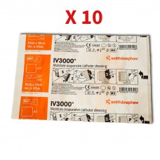 IV3000 #4008 Transparent Dressings 10cm x 12cm - Pack of 10
