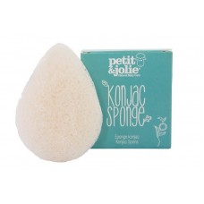 Petit&Jolie Konjac Sponge for Babies and Kids with Sensitive Skin and Eczema 1pc