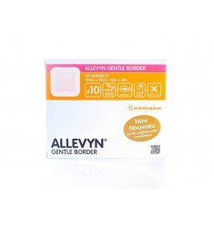 Smith&Nephew New Allevyn Gentle Border 10cm x 10cm (10s)